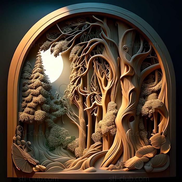 3D мадэль Сказочный лес (STL)